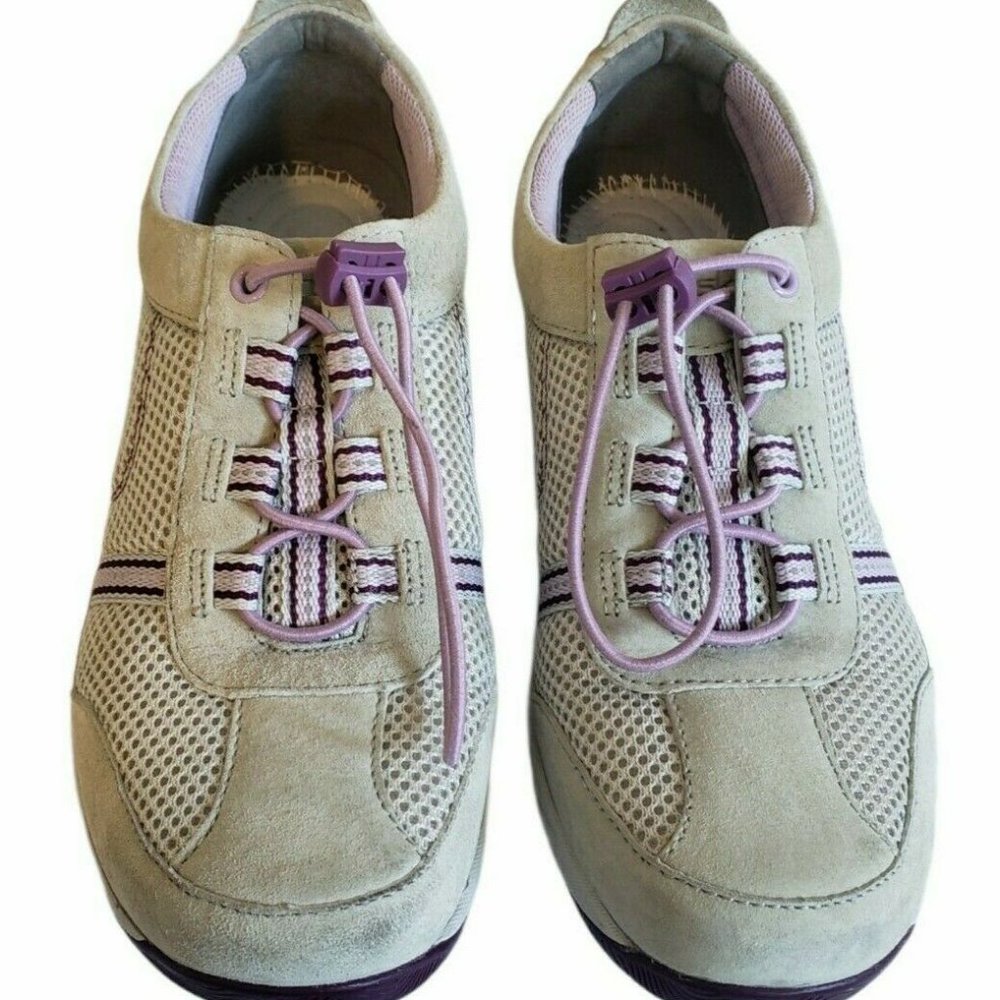 DANSKO HELEN Women 8.5- 9 39 Light Gray Leather Fa